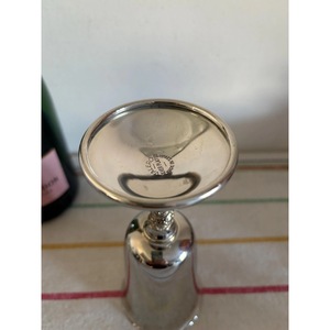 Verre à vin classique en acier inoxydable, forme cloche, fait main, à long pied, très vendu, pour les occasions de mariage - Product Image 3