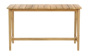 Juego de bar moderno de madera de acacia para exteriores | Sillones de cuerda tejida duradera y mesa alta de listones para comedor en el patio | Suministrado desde Vietnam - Product Image 2