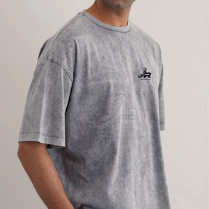 Camiseta Deportiva para Hombre con Efecto Desgastado, Transpirable y Ligera, Corte Holgado, Ropa de Entrenamiento para Hombre, Camiseta con Efecto Desgastado - Product Image 4