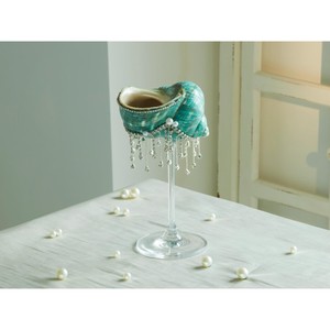 Industry trending sea shell & glass wine glass excellent choice for event decor stylish gift for wine lovers and collector - Product Image 3