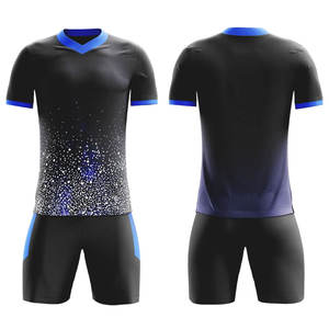 Ensemble d'uniformes de football d'hiver de style actuel pour adultes, haute qualité, 100% polyester respirant, imprimé, antibactérien, anti-UV, séchage rapide - Product Image 1