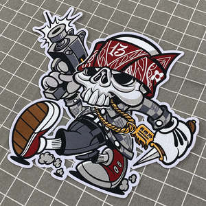 Parches Bordados Personalizados en Oferta, Parches Bordados Grandes Termoadhesivos o para Coser, Parches Bordados Personalizados con Gancho y Bucle para Ropa - Product Image 3