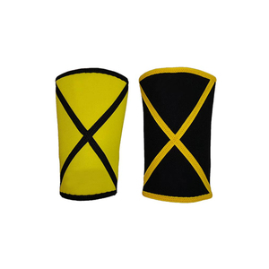 Genouillère élastique noire de couleur unie pour hommes, offrant soutien et protection - Product Image 4