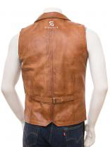 Men's <b>Leather</b> <b>Vest</b> Adults Wholesale Custom Motorcycle Jacket OEM ODM Sleeveless <b>Biker</b> Vintage Casual Outerwear 2026 - Product Image 2