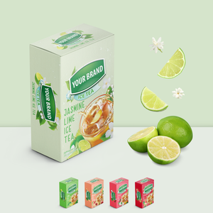 Emballage de boîte de Sachet de poudre de thé glacé de litchi de marque privée - Product Image 2