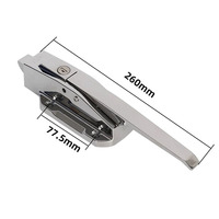 Serrure de loquet de poignée de chambre froide de compression d'acier inoxydable 1178 1178