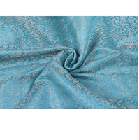 Tissu en brocart floral élégant pour la confection de robes de créateurs, vêtements ethniques, artisanat et décoration intérieure