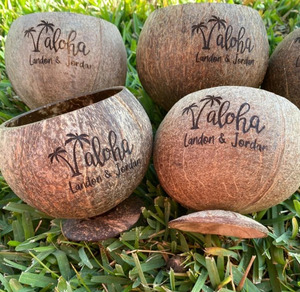 BEST SELLER Custom Laser-Engraved Handmade Durable <b>Coconut</b> <b>Cups</b> Eco-Friendly Gifting Made in Vietnam - Product Image 3