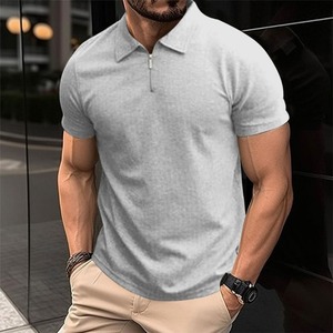 Vente flash - Polo pour homme personnalisé avec logo, de haute qualité, pas cher, coupe ajustée, respirant, manches courtes - Product Image 4