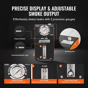 Strumenti per Ispezione Auto: Rilevatore di Perdite e Tester per Perdite di Carburante con Manometro e Misuratore di Flusso - Product Image 5