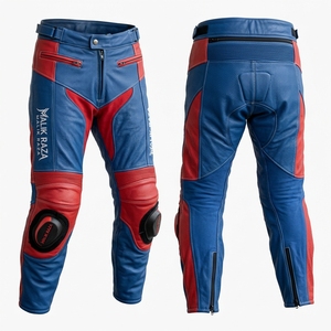 Pantalones de Motocicleta de Cuero Genuino para Hombre y Mujer, Medidas Personalizadas, Equipo de Carreras - Product Image 5
