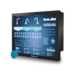 Écran tactile industriel mural, moniteur pour centre de commande numérique, écran pour le contrôle de la ligne de production - Product Image 1