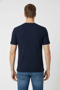 Camiseta Básica SOSH para Hombre, de Secado Rápido, Texturizada, con Diseño a Rayas, Calidad Premium, 100% Algodón - Product Image 2