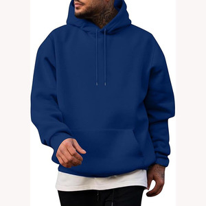 Sweat à capuche unisexe tendance automne-hiver, vêtements de sport chauds, logo brodé, badge personnalisé, pull contrasté, couleurs contrastées, motif uni - Product Image 1