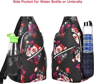 Fully Sublimated Cross Body Backpack for Travel Hiking Daypack Crossbody Shoulder Chest Bags - Product Image 2