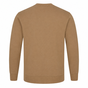 Sudadera de Punto con Cuello Redondo para Hombre, 100% Algodón, Color Sólido, con Logotipo Personalizado de Fábrica, Ecológica, para Otoño - Product Image 2