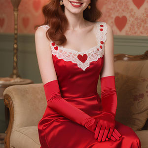 Guantes Largos de Alta Calidad para Eventos Formales, Elegantes, de Tela Elástica, para Bodas y Fiestas - Product Image 6