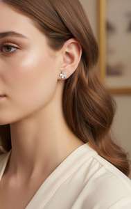 14K Yellow Gold IGI Certified Lab Grown CVD Pear Cut Diamond <b>Earrings</b> VS1 F Color 3GM <b>Fine</b> Jewelry for Women Luxury OEM - Product Image 4