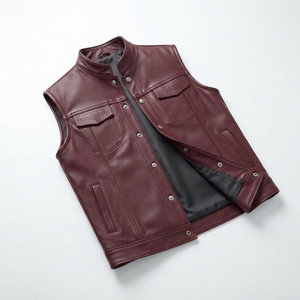 Chaleco de Seguridad Unisex de Poliéster de Secado Rápido con Cremallera Sin Mangas para Verano, Ropa de Trabajo con Logotipo Personalizado, Naranja Rojo, Tallas Grandes 2XL-5XL, Venta al por Mayor OEM - Product Image 6