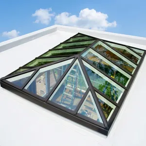 #   Diseño Elegante de Tragaluces de Vidrio que Aporta Luz Natural y Belleza Arquitectónica Moderna a Espacios Exteriores - Product Image 4