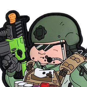 แผ่นปะติดเสื้อผ้าและหมวกแบบเย็บติด ทำจากซิลิโคน PVC นุ่ม สำหรับขายส่งจำนวนมาก ผ้าทวิลล์ แผ่นปะ PVC ราคาสมเหตุสมผล - Product Image 5