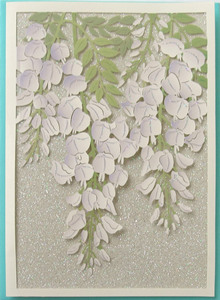 กระดาษปั๊มร้อนทำมือการ์ดอวยพรดอกไม้หนัง vellum หรูหราสำหรับวันเกิดคริสต์มาสวาเลนไทน์ - Product Image 5