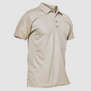 Chemise noire à manches courtes pour homme en toile, séchage rapide, couleur unie, style décontracté, coupe classique, impression personnalisée, bonne qualité - Product Image 5