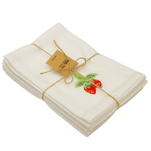 Serviette de table carrée personnalisée en coton et lin, faite à la main, réutilisable, avec broderie personnalisée pour événements de mariage - Fournisseur en gros - Product Image 5