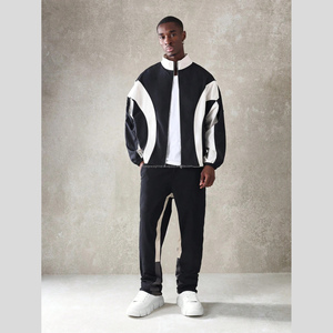 ODM Custom Canvas Waterproof Windbreaker Bomber <b>Jacket</b> with Stand Collar Anti-UV Regular Fit and <b>Reflective</b> Trim for <b>Men</b> - Product Image 3