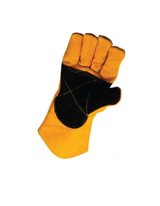 For Heat Resistant Safety Gloves 5mil Breathable Anti-Slip Full Smooth Texture Elastic Wristlet for Welding Construction Work - Product Image 5