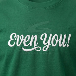 T-shirt en polyester/coton tricoté brodé pour l'été, doux, léger, coupe décontractée, confortable, hauts de tous les jours pour hommes - Product Image 4