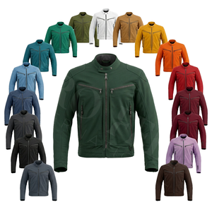 Heavy Duty Whole Sale Safety Textile Motorcycle Jacket with Zipper Pockets for Men Stylish Biker Outer Windproof Riding Jacket - Product Image 1