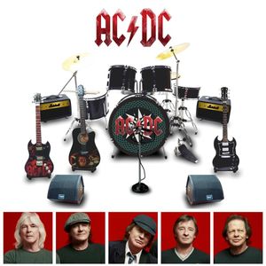 ชุดดนตรีจิ๋ว รุ่น AC DC สำหรับตกแต่ง - Product Image 2