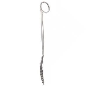 Palanca ósea Surzon Lanes de 9 pulgadas, curvada, dentada, de acero inoxidable, ortopédica, con mango de anillo, para cirugía. - Product Image 2