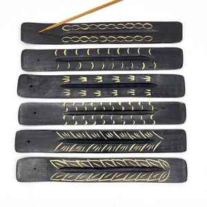 Soporte de Incienso de Madera Pintado a Mano, Colorido, para el Hogar, Templo, Aromaterapia, Meditación, Moderno - Product Image 3