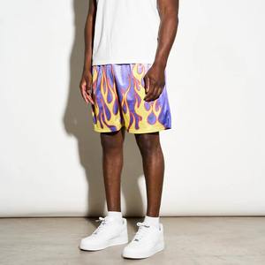 Men's Summer Mesh Shorts Quick Dry 100% Polyester Double <b>Layer</b> Breathable Gym Basketball Casual Sportswear Streetwear - Product Image 1