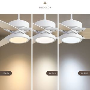 Ventilatore da soffitto intelligente a LED da 52 pollici Light Pro per interni con telecomando, bianco [Spedizione nel fine settimana non disponibile] - Product Image 5