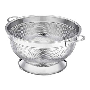 Colador de acero de silicona de grado alimenticio, colador de cocina, Ahorrador de espacio, colador plegable, bolsa de plástico con logotipo - Product Image 5