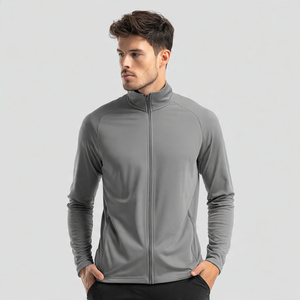 <b>Mens</b> Casual Sports Training <b>Jacket</b> Quick Dry Running Outerwear <b>Lightweight</b> Fitness Gym Zip Up Top For Workout And Travel Use - Product Image 3