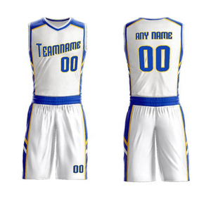 Conjunto de Uniforme de Baloncesto Personalizado para Niños, Jersey Reversible y Pantalones Cortos, para Jóvenes, Niños y Niñas, con Número, Ropa Deportiva de Equipo, OEM, Venta al Por Mayor - Product Image 1
