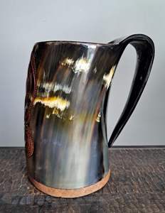 Nouvelle Arrivée : Tasse en Corne de Buffle, Gobelet Viking Écologique, Verre à Boire Réutilisable et Lavable en Corne - Product Image 2