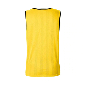 Unisex Yellow Sleeveless Mesh Sports Vest V-Neck Breathable <b>Training</b> Jersey for Adults All Seasons - Product Image 3
