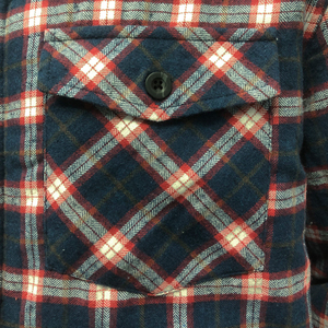 Camisa Chaqueta de Franela con Capucha para Invierno, Estilo Urbano, Manga Larga, a Cuadros, Forro de Poliéster Transpirable, Venta al Por Mayor - Product Image 6
