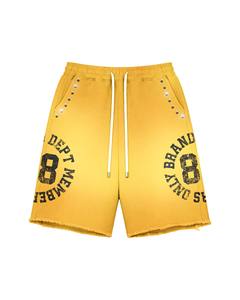 Multi Color Studded Brandname Dreams Tank <b>Top</b> Shorts Set | Oversized Sleeveless Graphic Matching Set | Streetwear OEM Private - Product Image 5