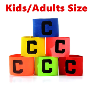 Customized Colorful Soft Elastic Football Soccer Captain <b>Arm</b> <b>Band</b> for <b>Adults</b> Adjustable Team Armband Non-Slip Training - Product Image 3
