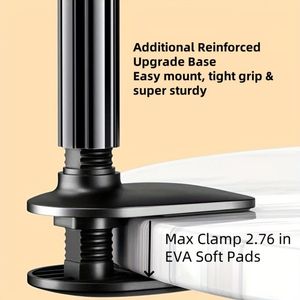 Adjustable 100cm Gooseneck <b>Tablet</b> Holder <b>Stand</b> Metal Steel Floor <b>Stand</b> with Flexible for Arm for <b>Tablets</b> Updated Mount Clamp - Product Image 4