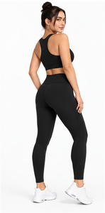 Custom Women <b>Yoga</b> Set High Waist Fitness Shorts Sports Bra <b>Pilates</b> Gym Workout Activewear Breathable Quick Dry Stretch - Product Image 3