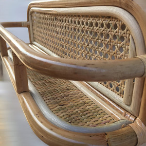 Multi-Purpose Natural Rattan Wall-Mounted Floating <b>Shelves</b> Scandinavian Design Sustainable Storage for Home Resorts-Nhat Minh - Product Image 5