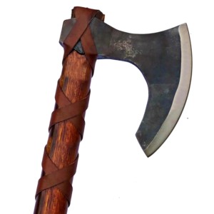 24 inch High Quality Trending Style <b>Outdoor</b> Camping <b>Rail</b> Rod Steel Single Head Axe - Product Image 3
