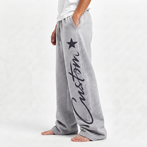 <b>Men</b> Relaxed Fit <b>Baggy</b> <b>Jogger</b> Pants Premium Cotton Fleece Sweatpants Custom Private Label Streetwear Wholesale Manufacturer - Product Image 5